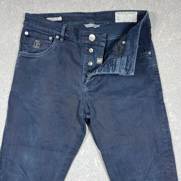 Brunello Cucinelli Jeans Women’s 28 US 4 Skinny Fit  Italy Stretch Denim Pants - Picture 3 of 14